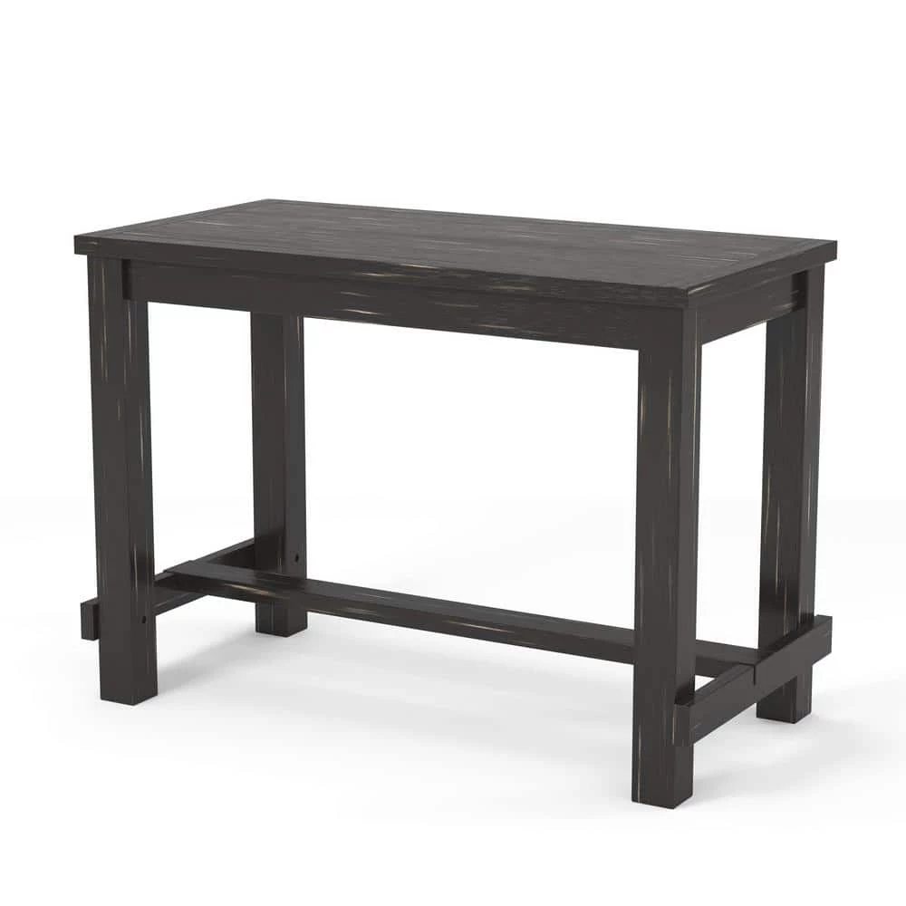 Anthus Antique Black Bar Table by Furniture of America 6 Anthus Antique Black Bar Table by Furniture of America - Image 6