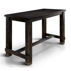 Anthus Antique Black Bar Table by Furniture of America