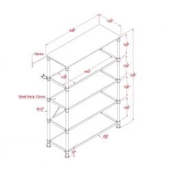 Kwok 70.63 in. Antique Black 5-Shelf Accent Bookcase by Furniture of America 8 Kwok 70.63 in. Antique Black 5-Shelf Accent Bookcase by Furniture of America -Furniture of America Sales Store antique black furniture of america bookcases bookshelves idf 7914sh 76 1000