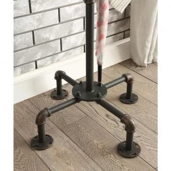 Kwok Antique Black Coat Rack with 3-Rungs by Furniture of America 6 Kwok Antique Black Coat Rack with 3-Rungs by Furniture of America -Furniture of America Sales Store antique black furniture of america coat racks idf 7914cr 4f 1000