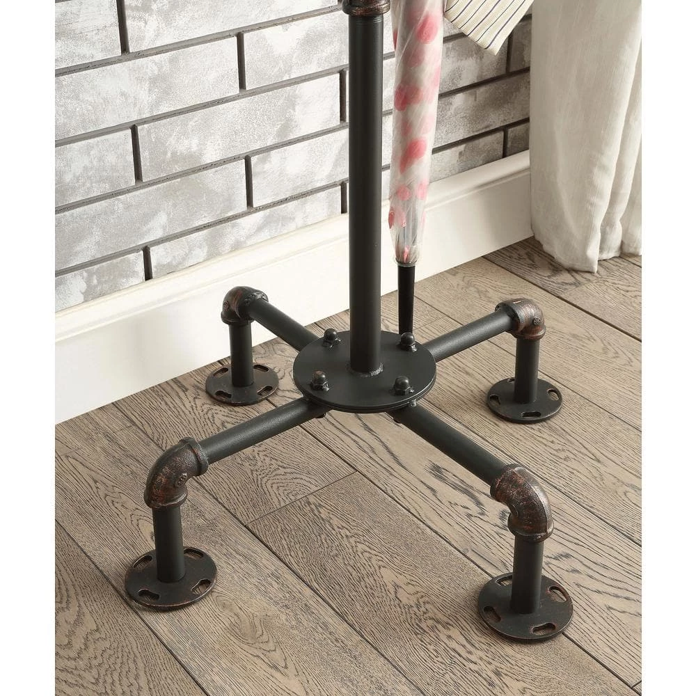 Kwok Antique Black Coat Rack with 3-Rungs by Furniture of America 3 Kwok Antique Black Coat Rack with 3-Rungs by Furniture of America - Image 3