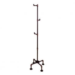 Kwok Antique Black Coat Rack with 3-Rungs by Furniture of America
