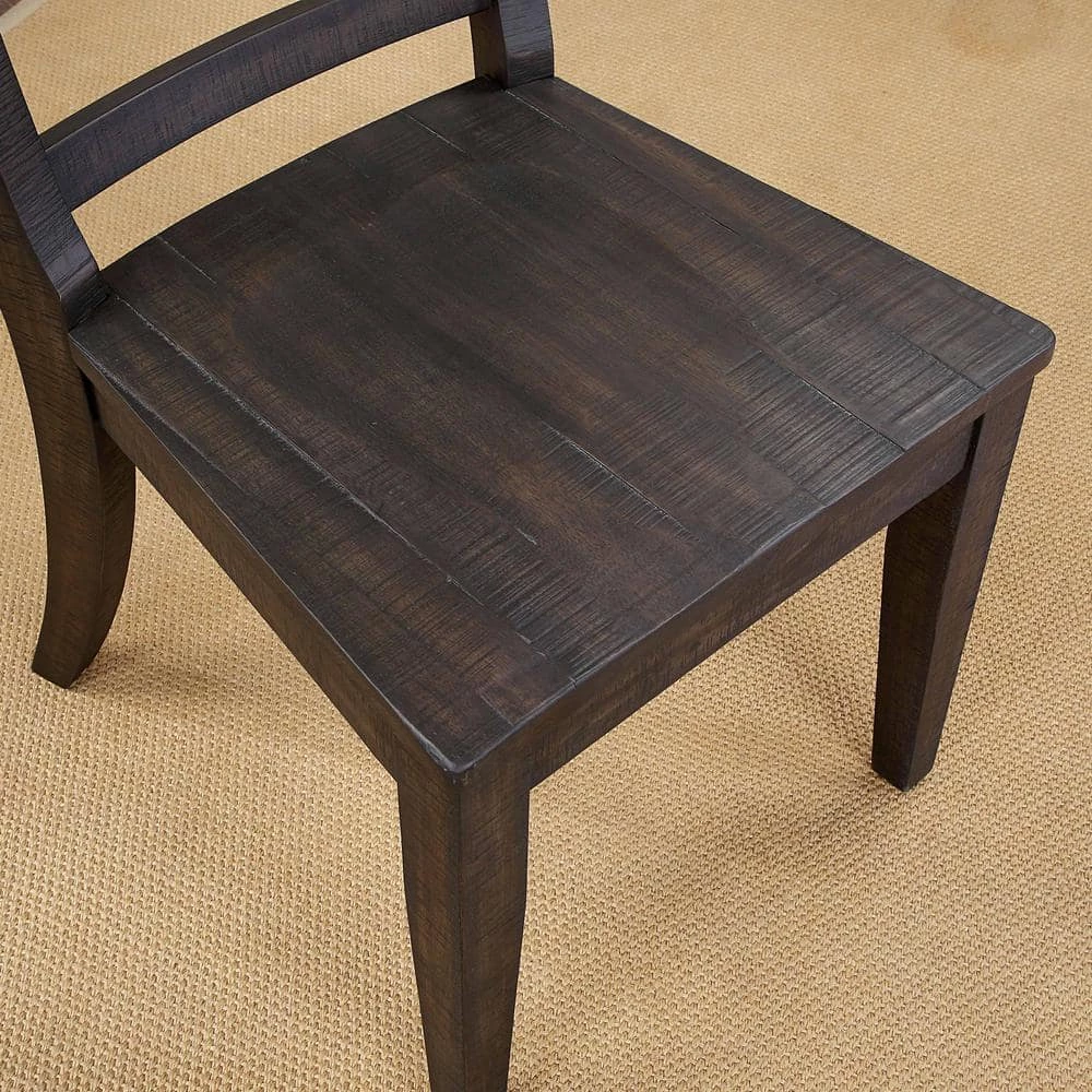 Nalley Antique Black Wood Dining Side Chair (Set of 2) by Furniture of America 5 Nalley Antique Black Wood Dining Side Chair (Set of 2) by Furniture of America - Image 5