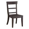 Nalley Antique Black Wood Dining Side Chair (Set of 2) by Furniture of America