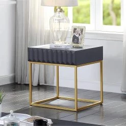 Kapulet 23 in. Antique Blue and Gold Square Wood Top End Table by Furniture of America 11 Kapulet 23 in. Antique Blue and Gold Square Wood Top End Table by Furniture of America -Furniture of America Sales Store antique blue and gold furniture of america end side tables idf 4545bl e 4f 1000