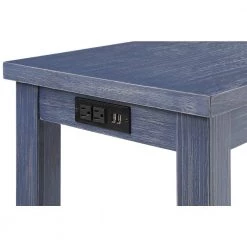 Dremmend 3-Piece Blue Counter Height Table Set by Furniture of America -Furniture of America Sales Store antique blue and gray furniture of america dining room sets idf3474blpt 3pk fa 1000