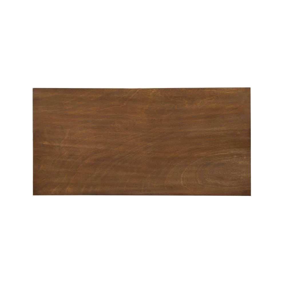 Tayson 3-Piece Antique Blue and Oak Wood Coffee Table Set by Furniture of America 5 Tayson 3-Piece Antique Blue and Oak Wood Coffee Table Set by Furniture of America - Image 5