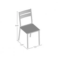 Spivey Antique Brown Metal and Wood Side Chairs (Set of 2) by Furniture of America -Furniture of America Sales Store antique brown furniture of america dining chairs idf 3397sc 4f 1000