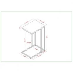 Ebnall 16.5 in. Antique Gray and Black Rectangle Wooden End Table by Furniture of America -Furniture of America Sales Store antique gray and black furniture of america end side tables idf ac386gy 76 1000