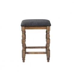Steinart 26.25 in. Antique Oak and Dark Gray Backless Wooden Bar Stool (Set of 2) by Furniture of America 10 Steinart 26.25 in. Antique Oak and Dark Gray Backless Wooden Bar Stool (Set of 2) by Furniture of America -Furniture of America Sales Store antique oak and dark gray furniture of america bar stools idf 3979a bc 4f 1000