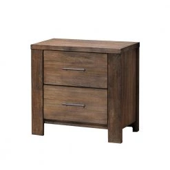 Morgan 2-Drawer Antique Oak Nightstand by Furniture of America