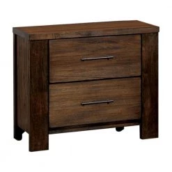 Morgan 2-Drawer Antique Oak Nightstand by Furniture of America -Furniture of America Sales Store antique oak furniture of america nightstands idf 7072n c3 1000