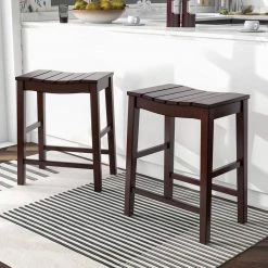 Whitcombe 24 in. Antique Red Backless Wood Bar Stool (Set of 2) by Furniture of America 9 Whitcombe 24 in. Antique Red Backless Wood Bar Stool (Set of 2) by Furniture of America -Furniture of America Sales Store antique red furniture of america bar stools idf 3583rd st 1f 1000
