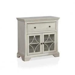 Pittens Antique White Accent Cabinet with 1-Drawer by Furniture of America