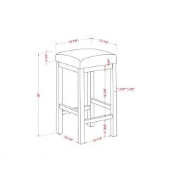 Tryste 26 in. Dark Walnut and Antique White Wood Counter Height Stools (Set of 2) by Furniture of America 12 Tryste 26 in. Dark Walnut and Antique White Wood Counter Height Stools (Set of 2) by Furniture of America -Furniture of America Sales Store antique white furniture of america bar stools idf 3168br st 76 1000
