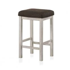 Tryste 26 in. Dark Walnut and Antique White Wood Counter Height Stools (Set of 2) by Furniture of America 10 Tryste 26 in. Dark Walnut and Antique White Wood Counter Height Stools (Set of 2) by Furniture of America -Furniture of America Sales Store antique white furniture of america bar stools idf 3168br st c3 1000