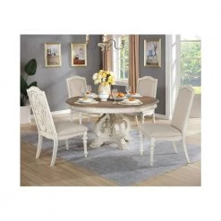 Willadeene Antique White Armchairs (Set of 2) by Furniture of America -Furniture of America Sales Store antique white furniture of america dining chairs idf 3150wh ac 31 1000