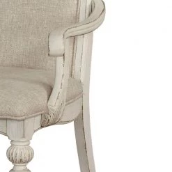 Willadeene Antique White Armchairs (Set of 2) by Furniture of America -Furniture of America Sales Store antique white furniture of america dining chairs idf 3150wh ac 4f 1000