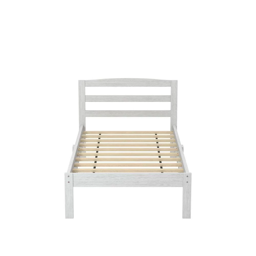 Jade White Twin Bed by Furniture of America 3 Jade White Twin Bed by Furniture of America - Image 3
