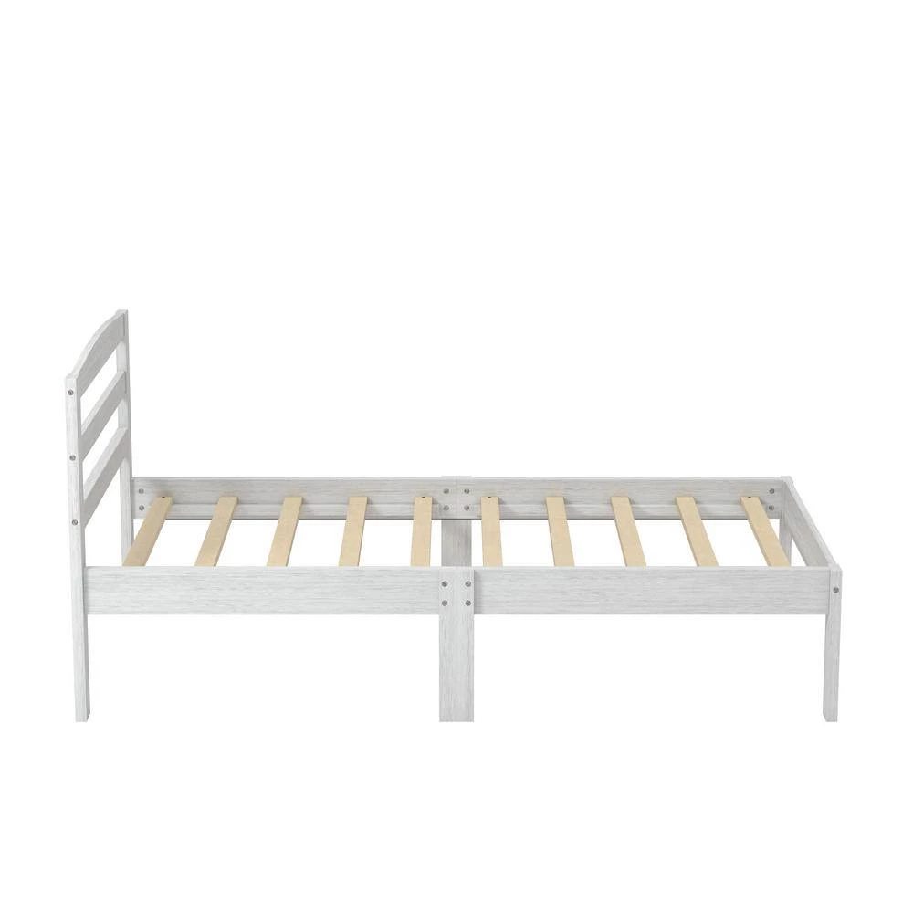 Jade White Twin Bed by Furniture of America 2 Jade White Twin Bed by Furniture of America - Image 2