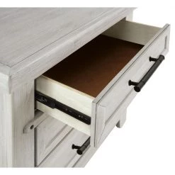 Carter Antique White 3-Drawer Nightstand with USB Plug 28 in. H x 28 in. W x 17 in. D by Furniture of America -Furniture of America Sales Store antique white furniture of america nightstands idf 7924n fa 1000
