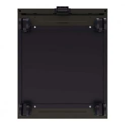 St Clare Ash Gunmetal Mobile File Cabinet with Locking Drawer by Furniture of America -Furniture of America Sales Store ash gunmetal furniture of america file cabinets idf 7991 gm 4f 1000