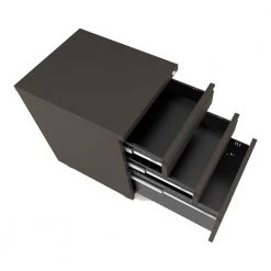 St Clare Ash Gunmetal Mobile File Cabinet with Locking Drawer by Furniture of America -Furniture of America Sales Store ash gunmetal furniture of america file cabinets idf 7991 gm 77 1000