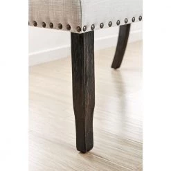 Anthus Beige Nailhead Button Tufted High Back Bench by Furniture of America 11 Anthus Beige Nailhead Button Tufted High Back Bench by Furniture of America -Furniture of America Sales Store beige furniture of america bedroom benches idf 3324bk bn 44 1000