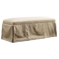 Cowan Beige Upholstered 18 in. H x 48.5 in. W x 18.5 in. D Bench by Furniture of America