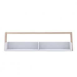 Addis 16.75 in. H Beige MDF 2-Shelf Large Floating Accent Bookcase by Furniture of America -Furniture of America Sales Store beige furniture of america bookcases bookshelves idi 202755br c3 1000