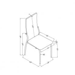 Oaklie Black and Chrome Faux Leather Upholstered Dining Chair (Set of 2) by Furniture of America 8 Oaklie Black and Chrome Faux Leather Upholstered Dining Chair (Set of 2) by Furniture of America -Furniture of America Sales Store black and chrome furniture of america dining chairs idf 8310bk sc 1f 1000