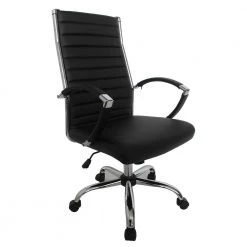 Kiddle Black Faux Leather Seat Tall Office Chair with Non-Adjustable Arm by Furniture of America 11 Kiddle Black Faux Leather Seat Tall Office Chair with Non-Adjustable Arm by Furniture of America -Furniture of America Sales Store black and chrome furniture of america task chairs idf fc667bk l c3 1000