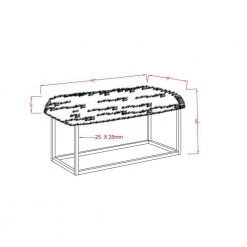 Archdale Black Bench (19.75 in. H x 40 in. W x 19 in. D) by Furniture of America -Furniture of America Sales Store black and gold furniture of america dining benches idf bn6410bk l 76 1000