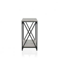 Elven 47.13 in. Black and Gray Rectangle Wood Top Console Table by Furniture of America 8 Elven 47.13 in. Black and Gray Rectangle Wood Top Console Table by Furniture of America -Furniture of America Sales Store black and gray furniture of america console tables idf 4563s 4f 1000