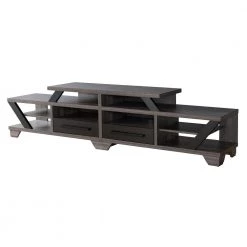 Vegah 82 in. Gray tv Stand Fits tv's up to 94 in. with Cable Management by Furniture of America