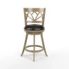 Amina 24 in. Maple Swivel Cushioned Bar Stool by Furniture of America