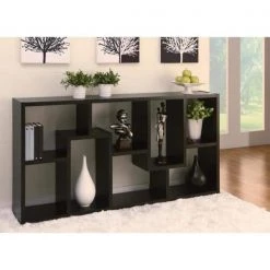 Dore 71 in. Black 8-shelf Standard Bookcase with Open Back by Furniture of America 12 Dore 71 in. Black 8-shelf Standard Bookcase with Open Back by Furniture of America -Furniture of America Sales Store black furniture of america bookcases bookshelves 27090bk 1f 1000