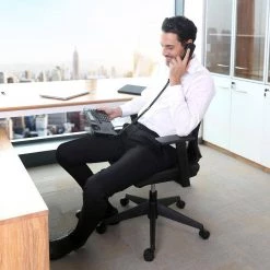 Cheryl Regular Black Mesh Drafting Chair with Footrest (Set of 2) by Furniture of America -Furniture of America Sales Store black furniture of america drafting chairs idf 60398 2pk 31 1000