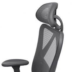 Indrie Black Fabric Ergonomic Swivel Office Chair by Furniture of America -Furniture of America Sales Store black furniture of america ergonomic chairs idf 6031 bk 1f 1000