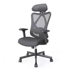 Indrie Black Fabric Ergonomic Swivel Office Chair by Furniture of America -Furniture of America Sales Store black furniture of america ergonomic chairs idf 6031 bk 44 1000