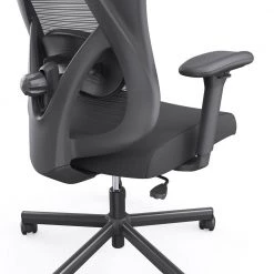 Indrie Black Fabric Ergonomic Swivel Office Chair by Furniture of America -Furniture of America Sales Store black furniture of america ergonomic chairs idf 6031 bk 76 1000