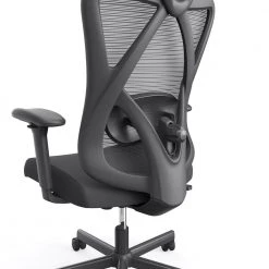 Indrie Black Fabric Ergonomic Swivel Office Chair by Furniture of America -Furniture of America Sales Store black furniture of america ergonomic chairs idf 6031 bk fa 1000
