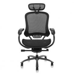 Steve Regular Black Mesh-Seat Adjustable Height Ergonomic Office Chair with Adjustable Headrest by Furniture of America 14 Steve Regular Black Mesh-Seat Adjustable Height Ergonomic Office Chair with Adjustable Headrest by Furniture of America -Furniture of America Sales Store black furniture of america ergonomic chairs idf 603910 4f 1000