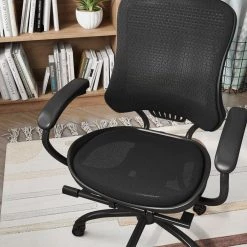 Steve Regular Black Mesh-Seat Adjustable Height Ergonomic Office Chair with Adjustable Headrest by Furniture of America 18 Steve Regular Black Mesh-Seat Adjustable Height Ergonomic Office Chair with Adjustable Headrest by Furniture of America -Furniture of America Sales Store black furniture of america ergonomic chairs idf 603910 76 1000