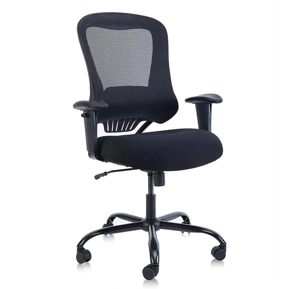 Ethan Regular Black Mesh Seat Ergonomic Office Chair with Adjustable Height and Adjustable Arms by Furniture of America 1 Ethan Regular Black Mesh Seat Ergonomic Office Chair with Adjustable Height and Adjustable Arms by Furniture of America