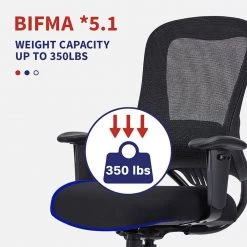 Ethan Regular Black Mesh Seat Ergonomic Office Chair with Adjustable Height and Adjustable Arms by Furniture of America 9 Ethan Regular Black Mesh Seat Ergonomic Office Chair with Adjustable Height and Adjustable Arms by Furniture of America -Furniture of America Sales Store black furniture of america ergonomic chairs idf 603911 c3 1000