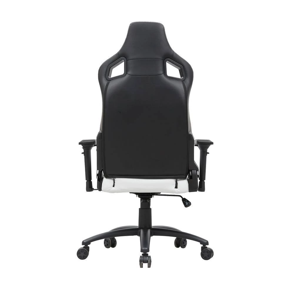 Luk Black PU Leather Racing Gaming Chair With Adjustable Armrests by Furniture of America 7 Luk Black PU Leather Racing Gaming Chair With Adjustable Armrests by Furniture of America - Image 7