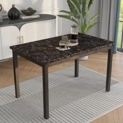 Coiplin Black Dining Table by Furniture of America 16 Coiplin Black Dining Table by Furniture of America -Furniture of America Sales Store black furniture of america kitchen dining tables idf 3615t 48 44 1000