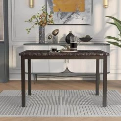 Coiplin Black Dining Table by Furniture of America 13 Coiplin Black Dining Table by Furniture of America -Furniture of America Sales Store black furniture of america kitchen dining tables idf 3615t 48 c3 1000