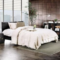 Riegelwood 39.5 in. H Black Queen Wood Frame Platform Bed by Furniture of America 9 Riegelwood 39.5 in. H Black Queen Wood Frame Platform Bed by Furniture of America -Furniture of America Sales Store black furniture of america platform beds idf 7793bk q 31 1000